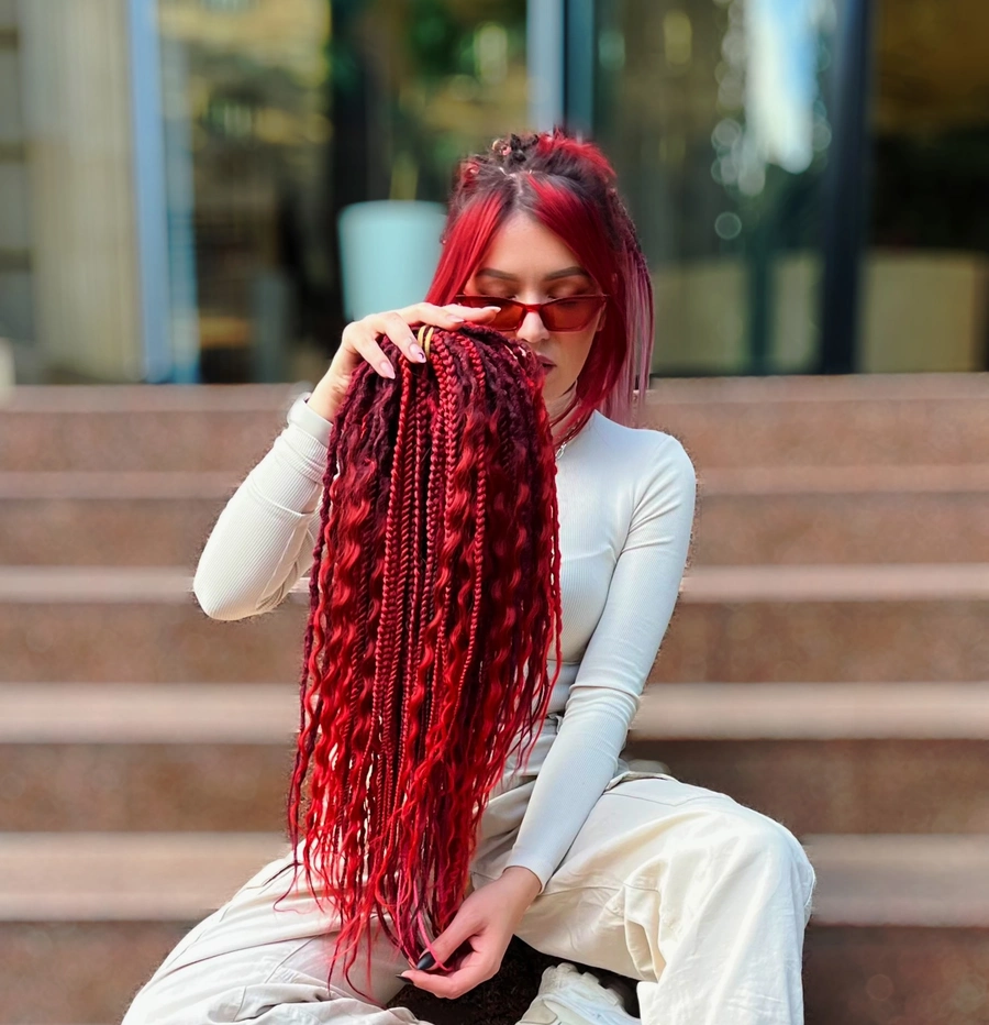 Безопасные Д.Е. дреды — работа студии Карины Яницкой в Алматы